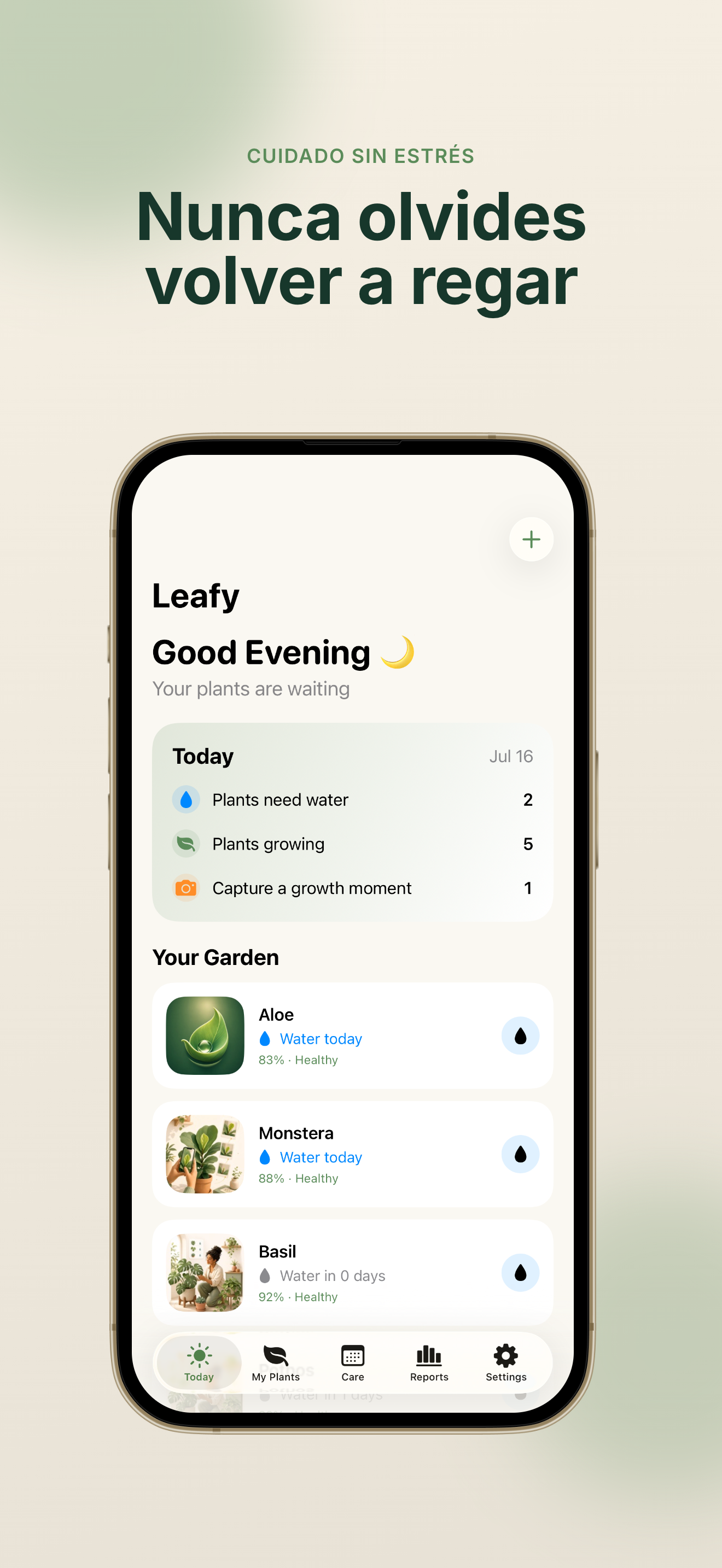 Captura de Leafy Days en iPhone 1