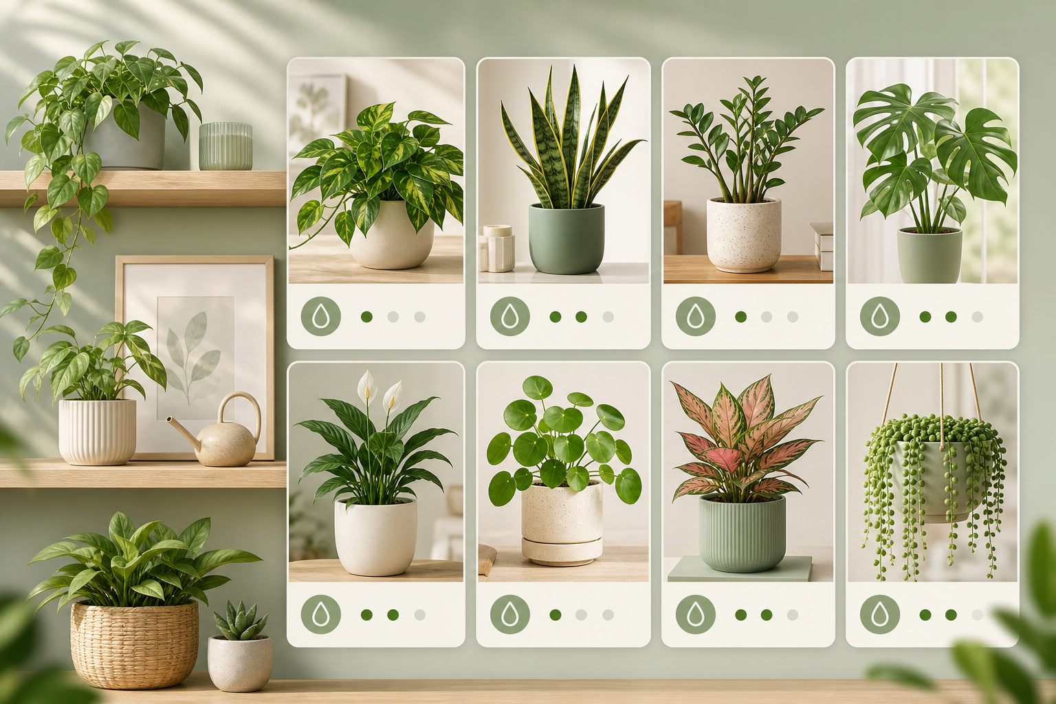 Leafy Days plant collection with photos and care details